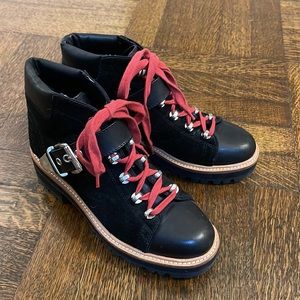 Marc Fisher Suede and Leather Hiking Boots